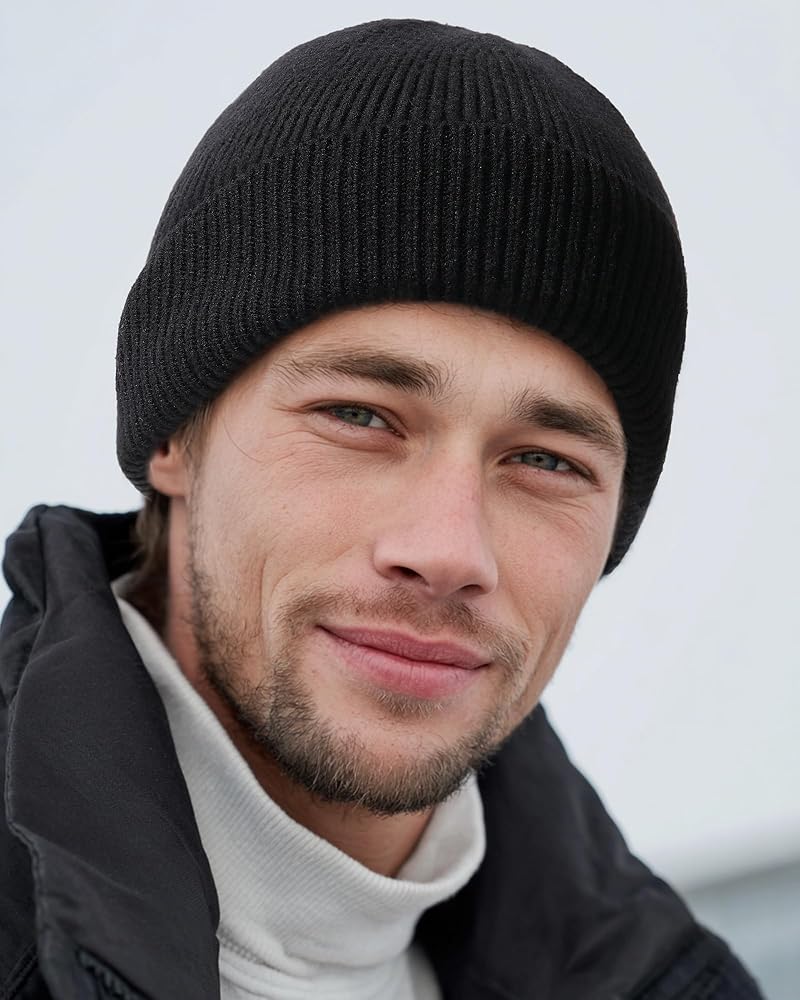 FURTALK Winter Hats for Men Women Fleece Lined Beanie Warm Cuffed